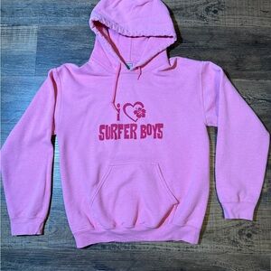 Surfer Boys Pink Hoodie